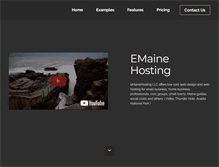 Tablet Screenshot of emainehosting.com